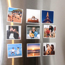 Load image into Gallery viewer, Vibrant photo magnets for fridge showcasing family and friends having fun